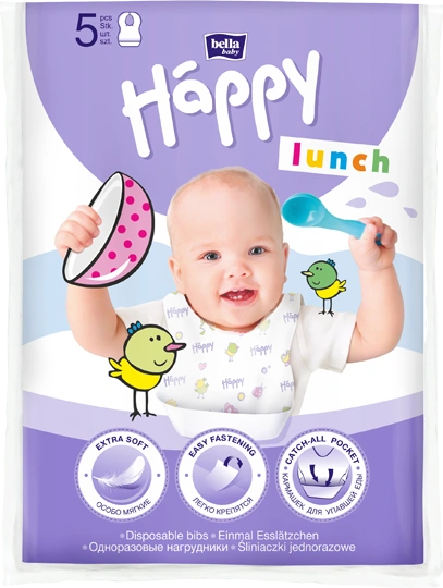 Happy vienkartiniai seilinukai